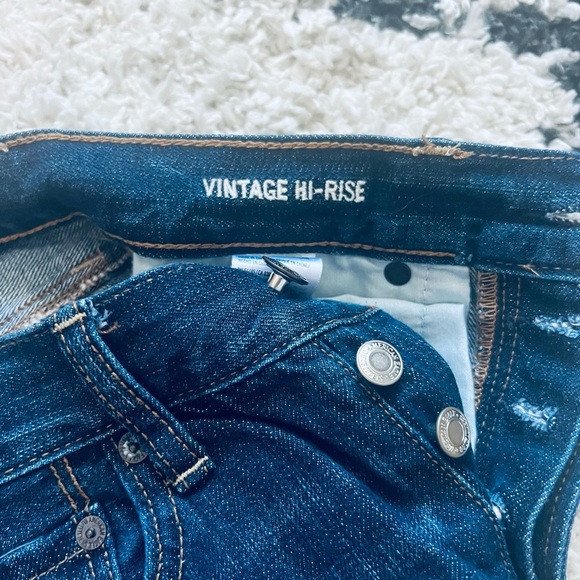 American Eagle Women Vintage Hi Rise Jeans Size 2 - Picture 5 of 7